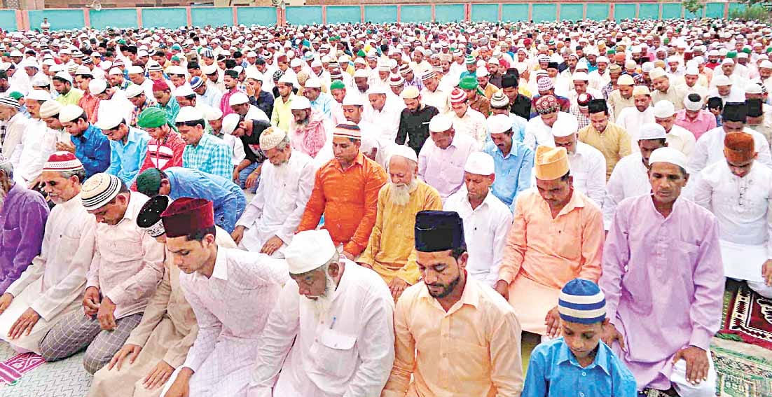 eid celebrates in rustic aera 