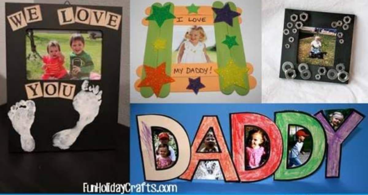 Fathers day celebrating today children gave gift his father