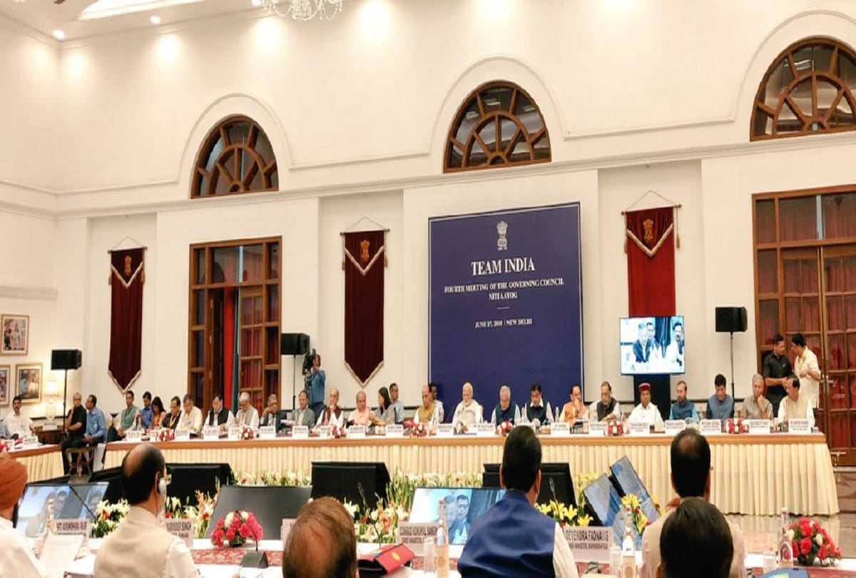 fourth meeting of Governing Council of NITI Aayog begins Chaired by PM Modi