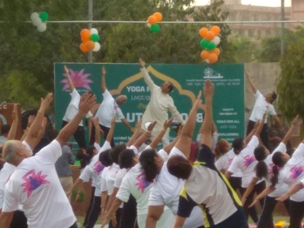 JVCC CHAPTER organized Its Annual Day As Yog Utsav 2018