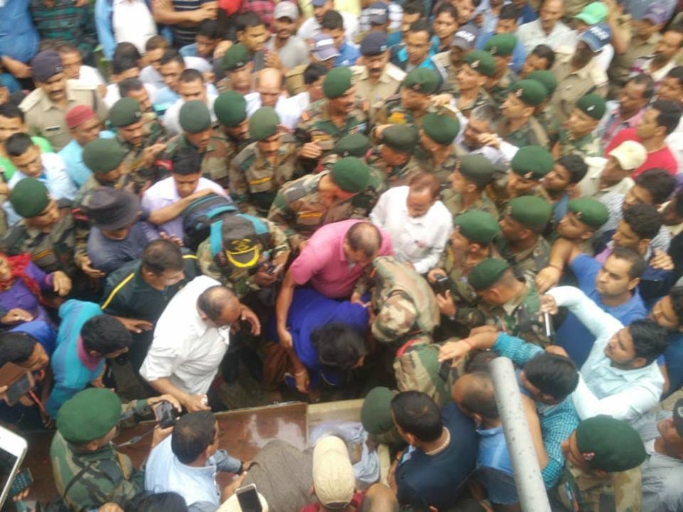 Martyr manvendra singh father emotional talk on his son funeral