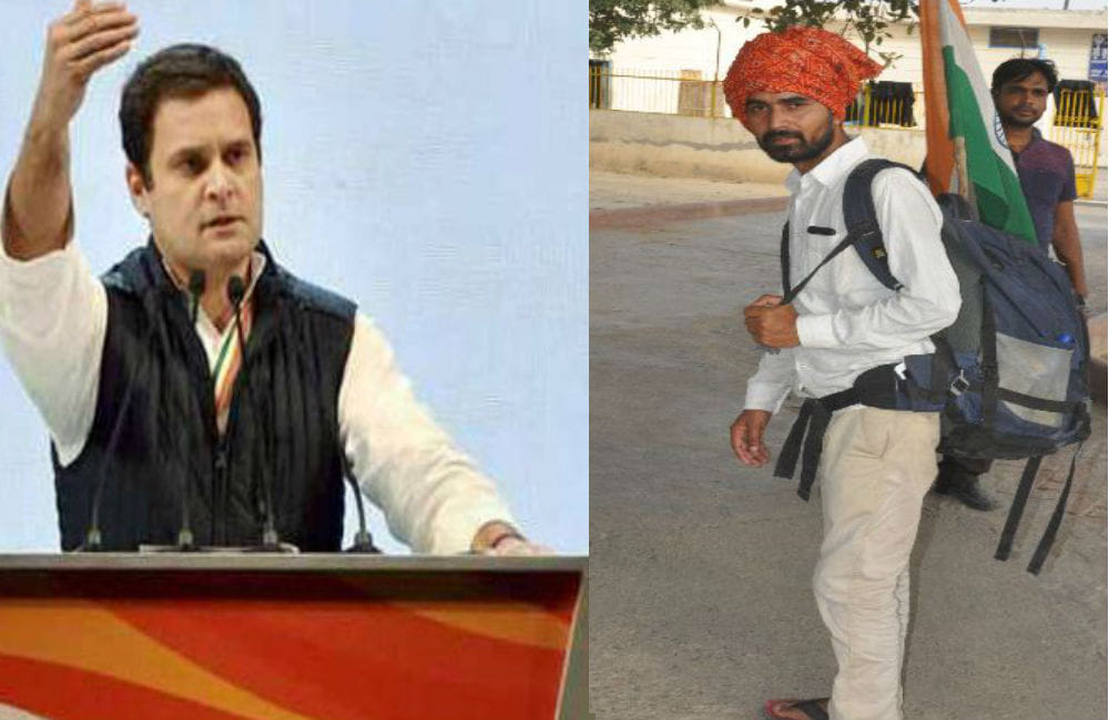 rahul gandhi tweet on social worker muktikant of odisha