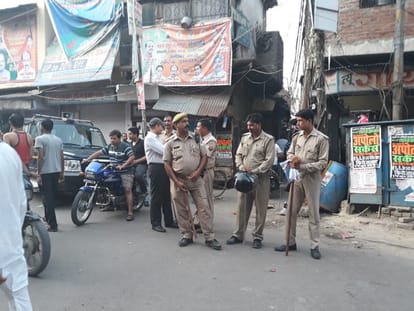  communal tension in sadar market of firozabad