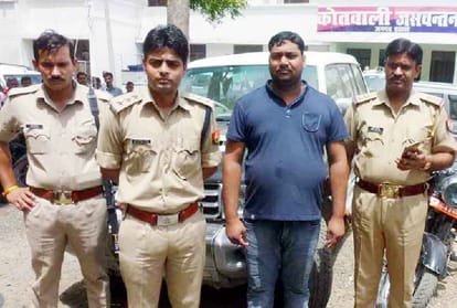 Gram Pradhan arrested with stolen pajero and bullet 