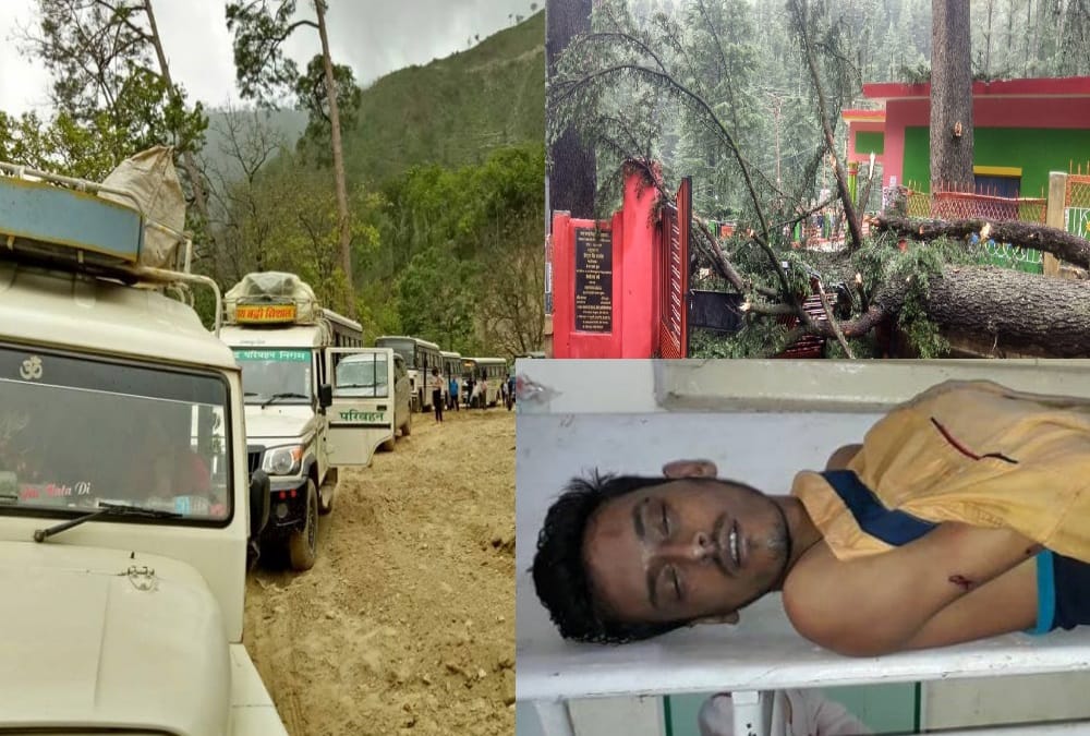 Heavy rain killed a taxi driver in haldwani alert for five districts