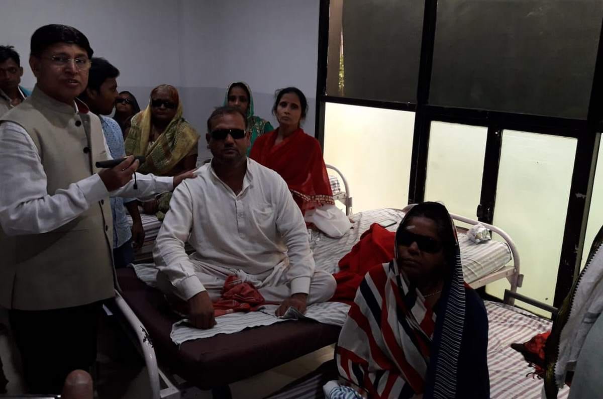 Eyesight returned of peoples after again operation in varanasi