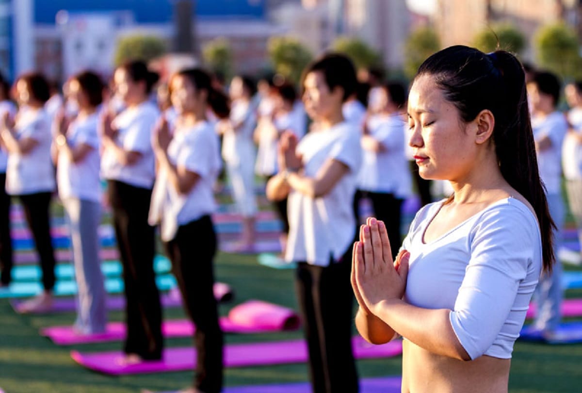 Yoga Day Program for the first time in SCO Headquarters
