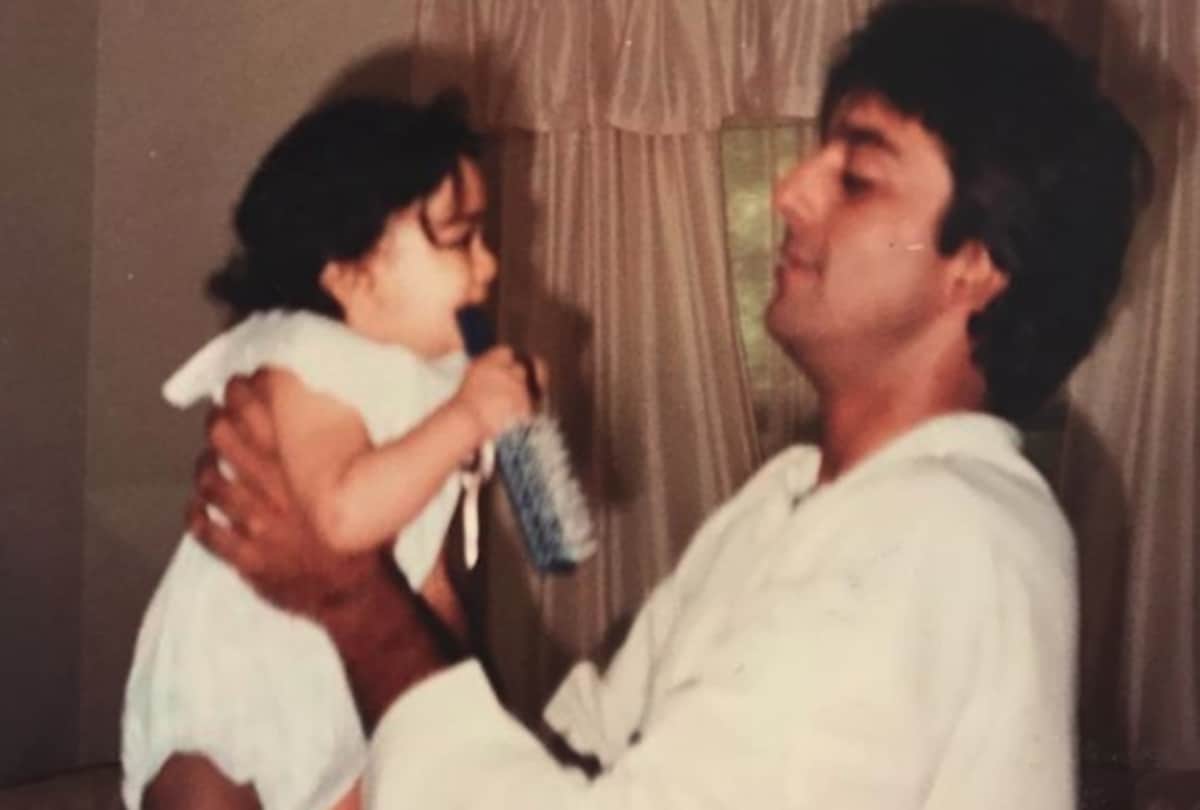 Sanjay dutt daughter trishala dutt share photo chilling in pool from vacation goes viral