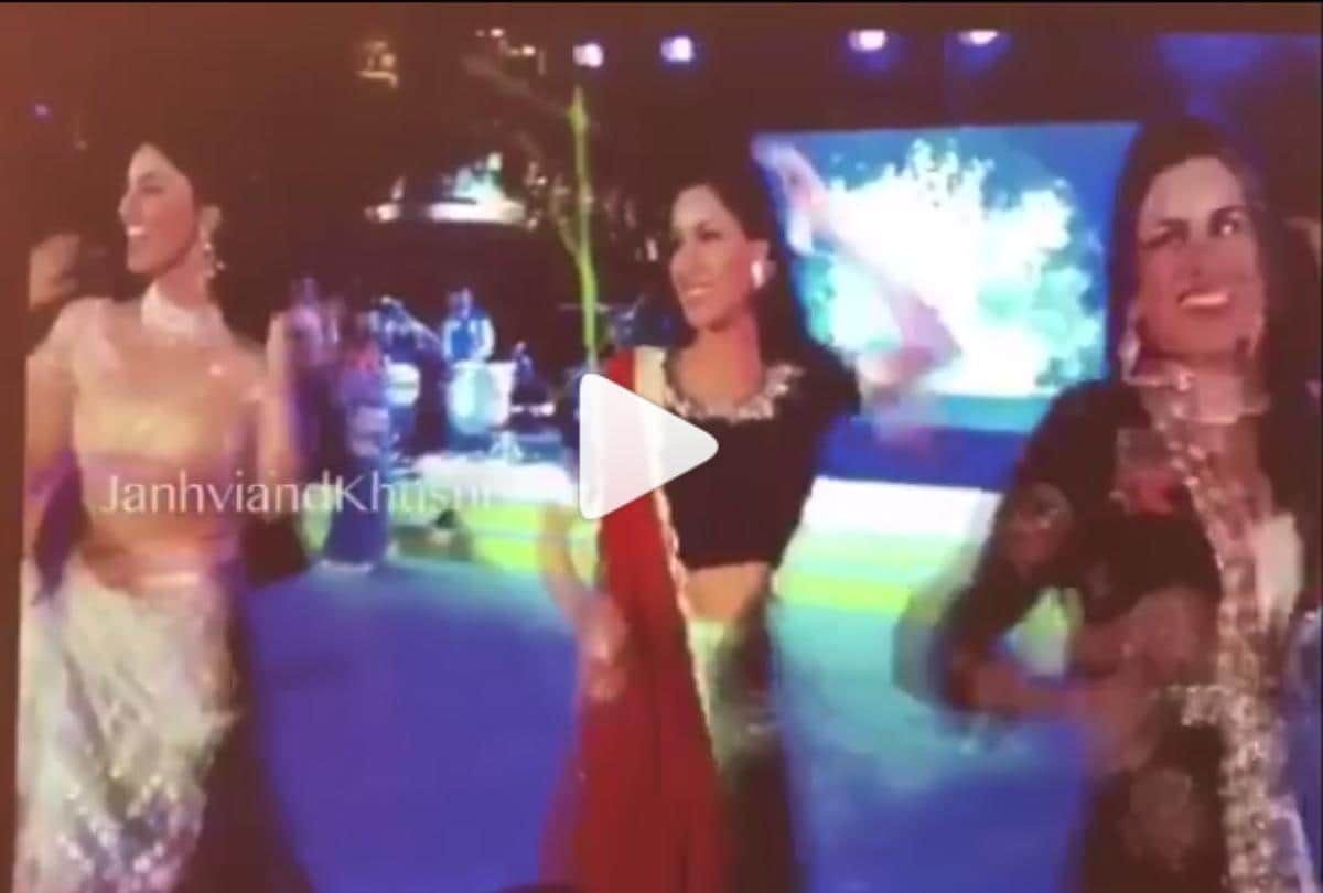 sridevi daughter janhvi kapoor dance video viral