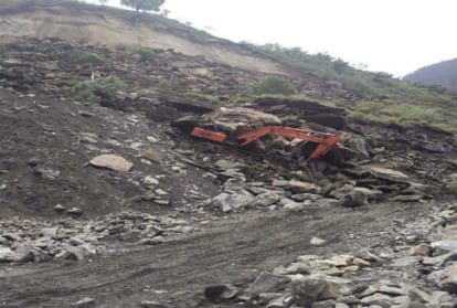 one died and two injured in landslide at hydropower project bhavnagar kinnaur