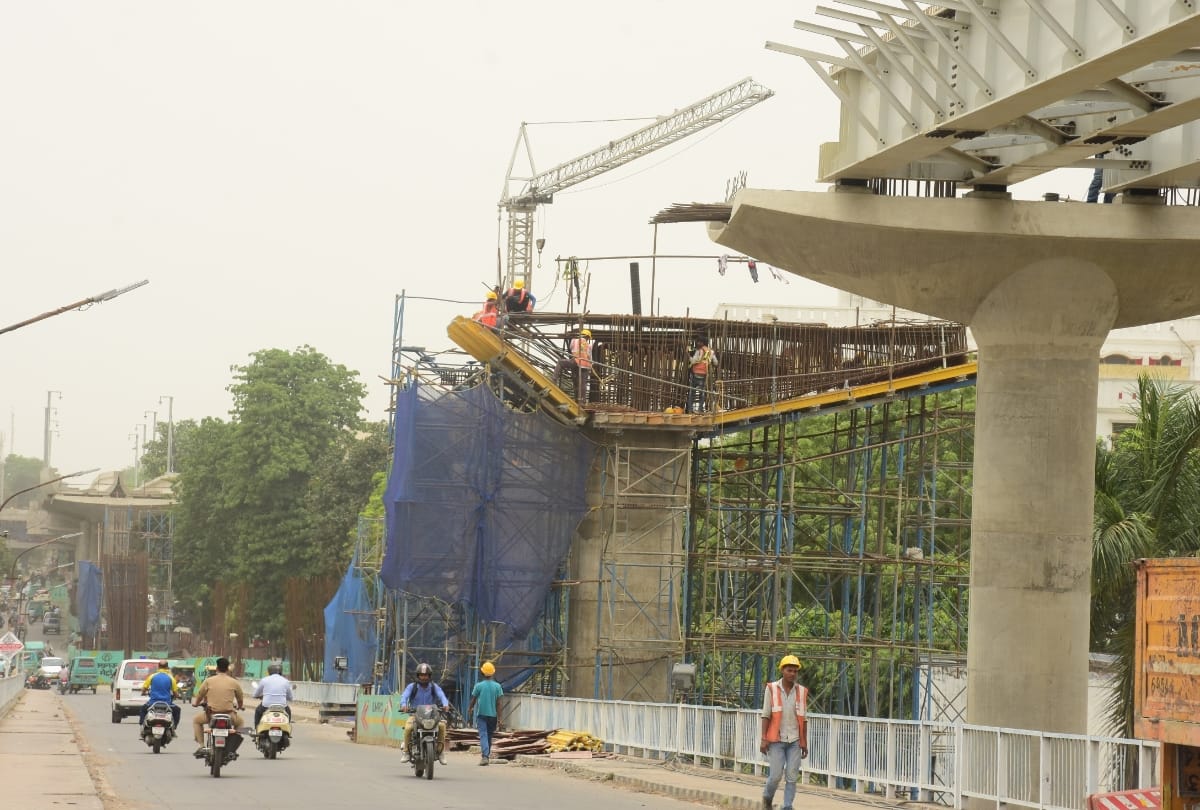 lucknow metro will pass through the highest elevation on Kukrail nala