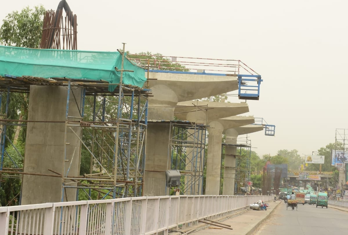 lucknow metro will pass through the highest elevation on Kukrail nala
