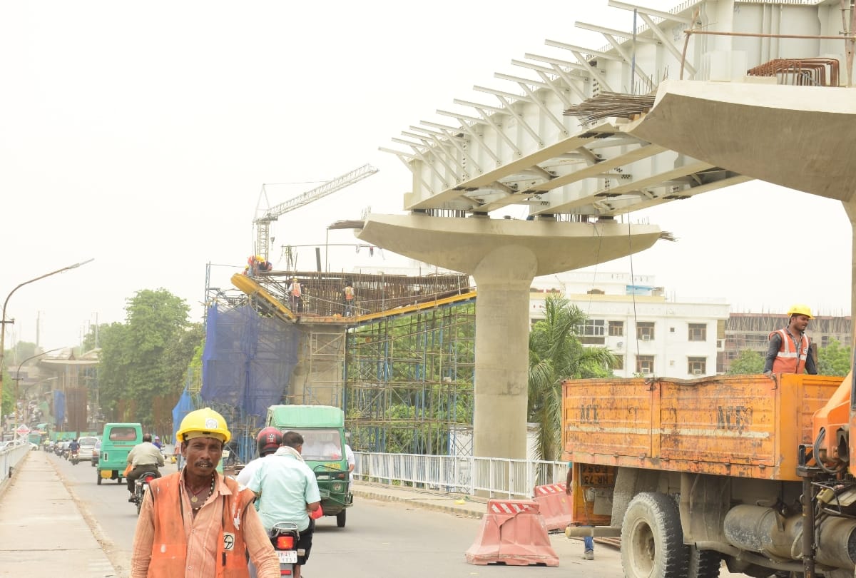 lucknow metro will pass through the highest elevation on Kukrail nala