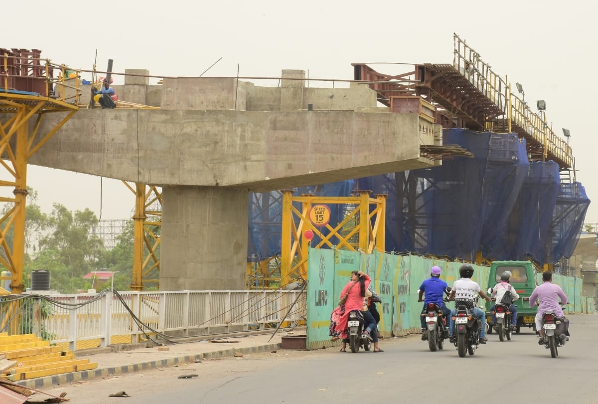 lucknow metro will pass through the highest elevation on Kukrail nala