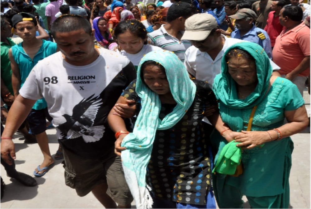 Slogans of pakistan murdabad in martyr vikas gurung funeral