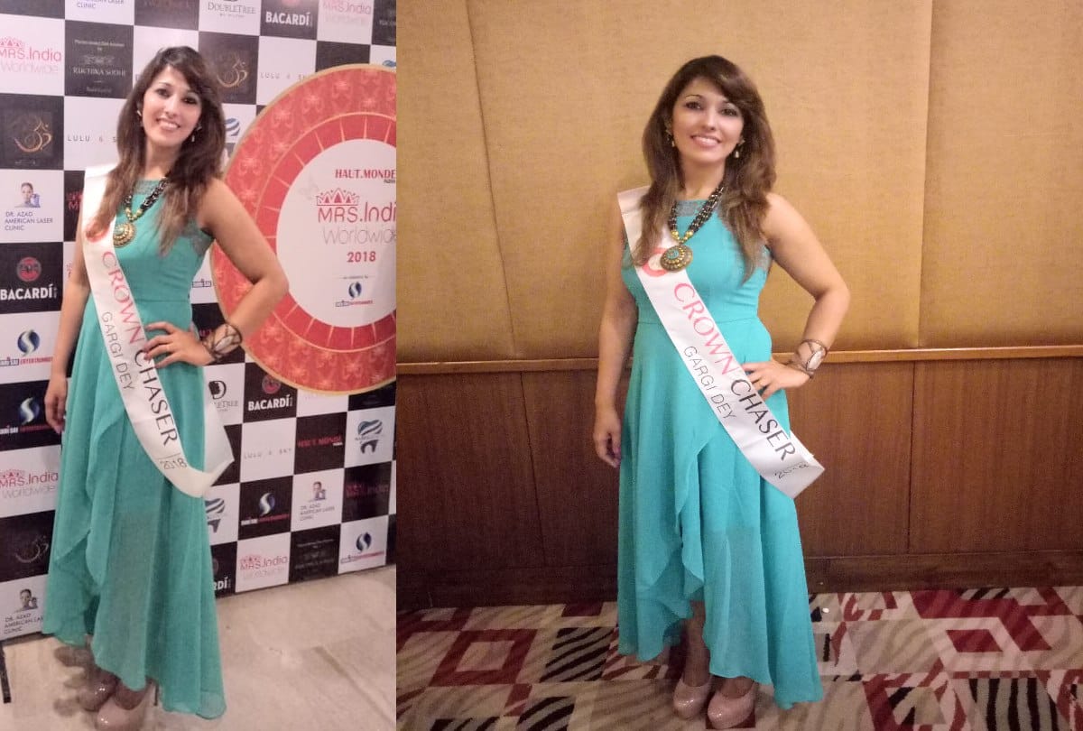 Gargi Dey Finalist in Mrs India Worldwide 2018