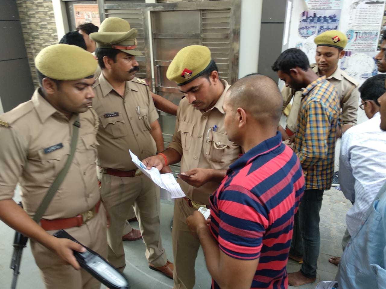 UP police examination in tight security at purvanchal
