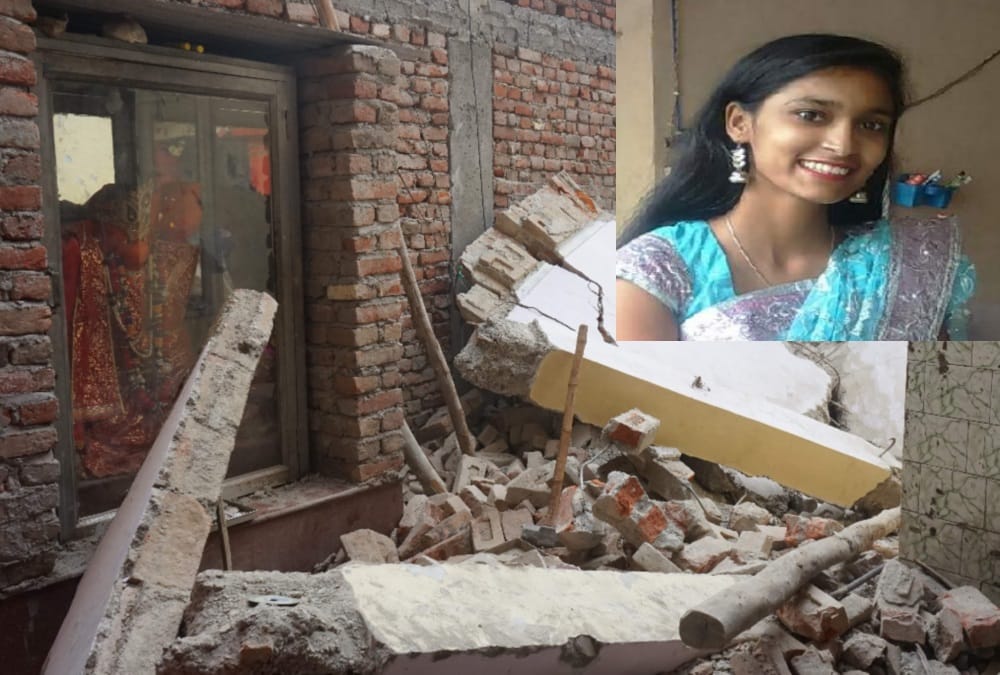 Girl died due to temple roof collapse in dehradun