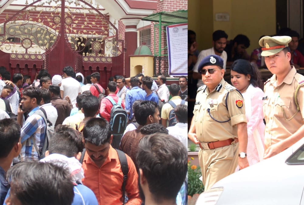 sepoy recruitment examination first day.