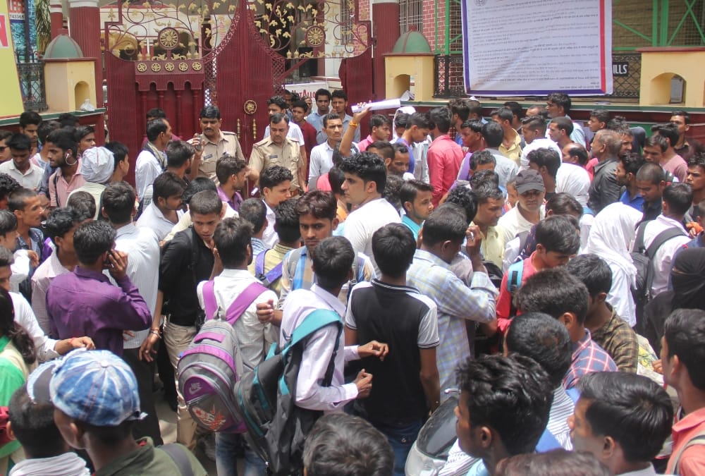 sepoy recruitment examination first day.