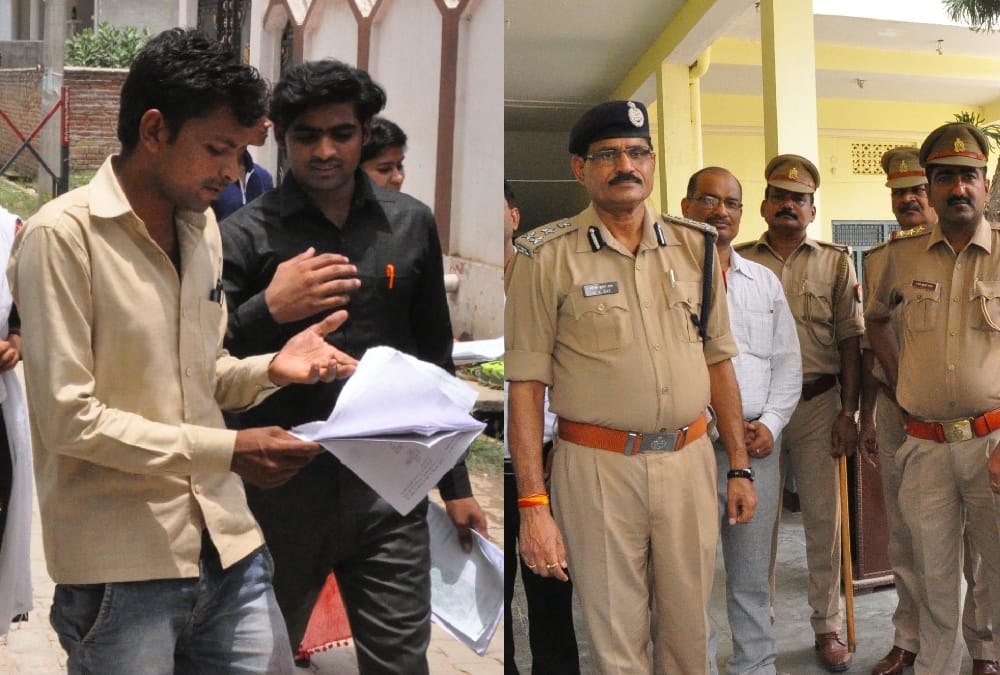 sepoy recruitment examination first day.