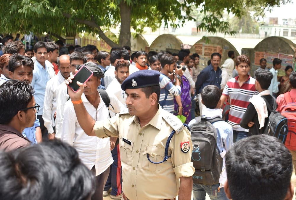 sepoy recruitment examination first day.