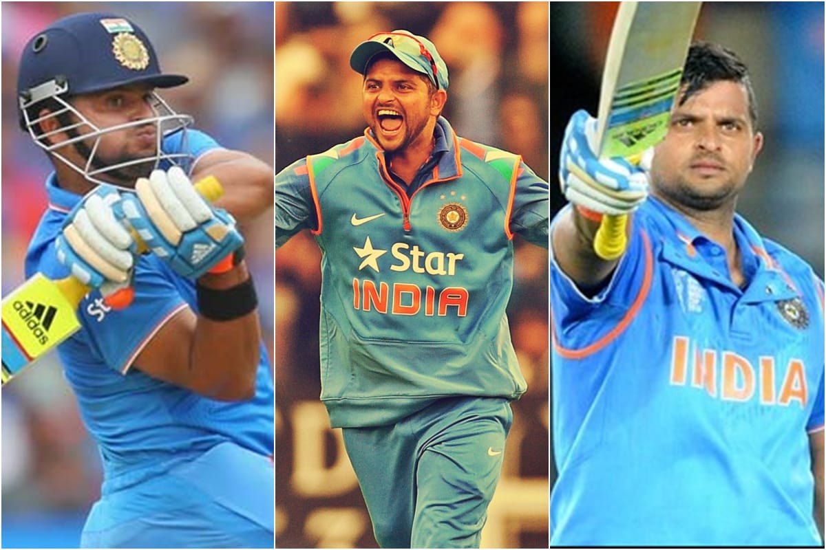 suresh raina best five innings in one day matches