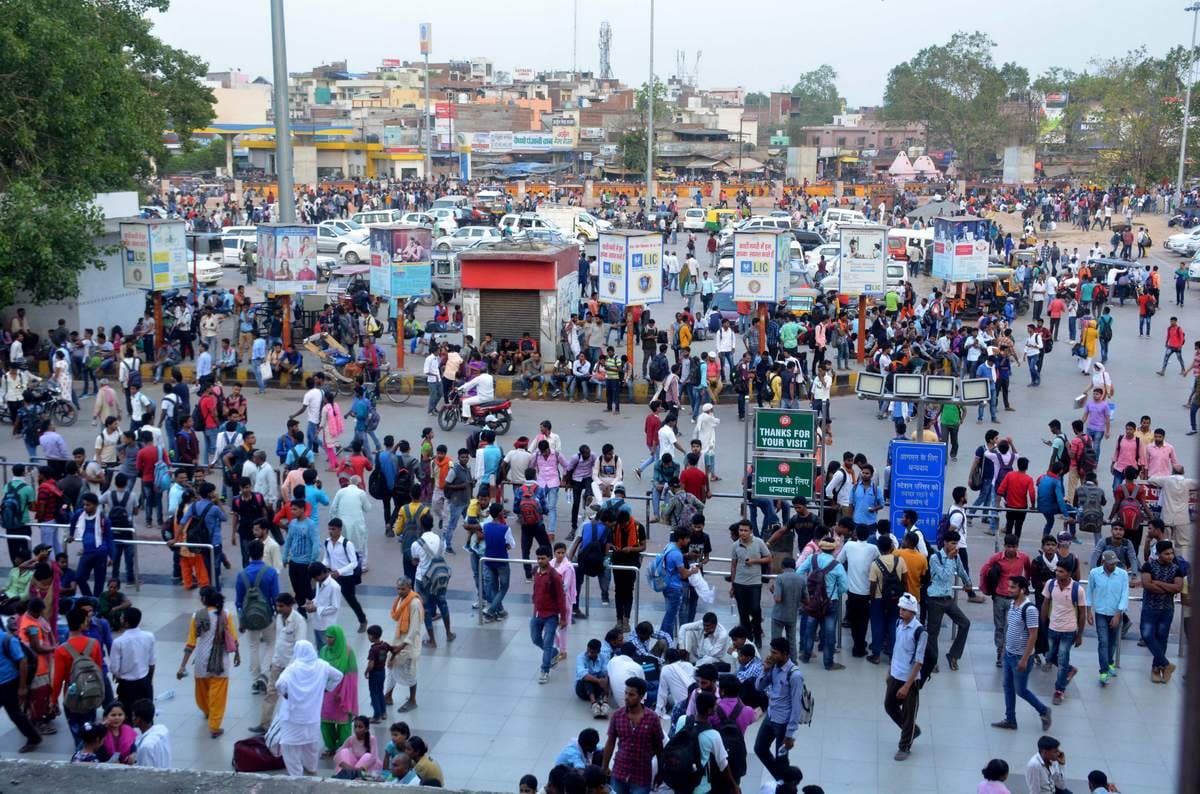UP police recruitment exam forces face trouble to manage crowd