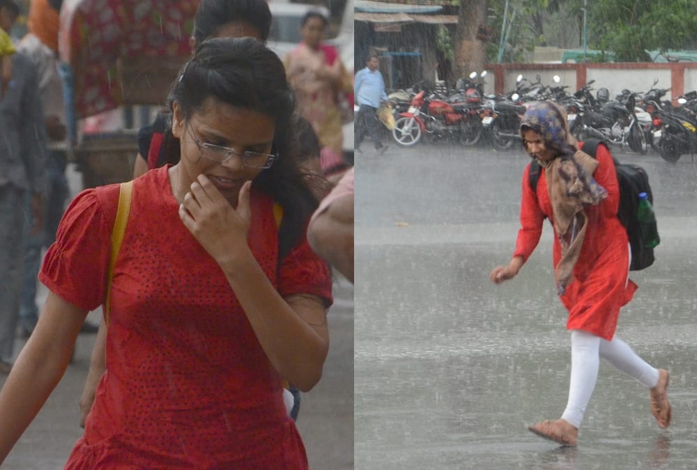  fast winds and rain in lucknow. 