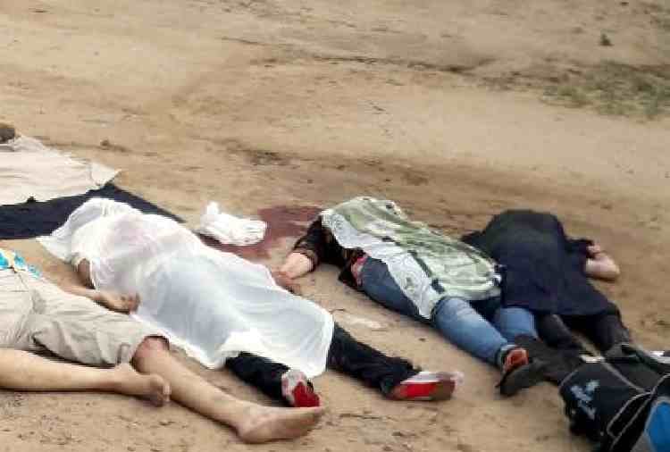 seven people died in car accident in amritsar