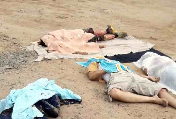 seven people died in car accident in amritsar
