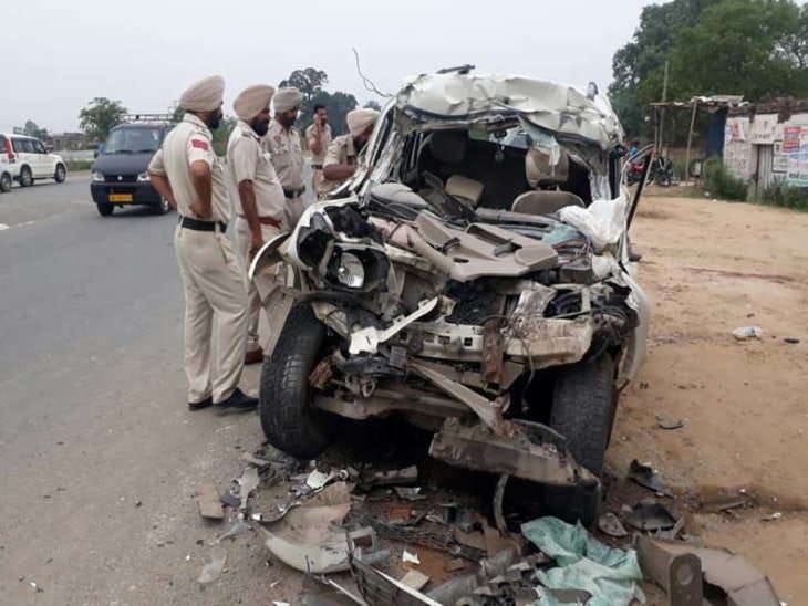 seven people died in car accident in amritsar