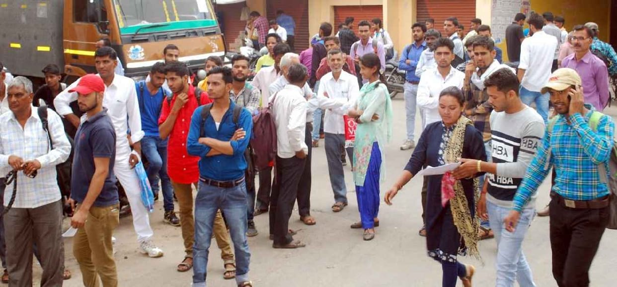 9302 candidates got exams on first day