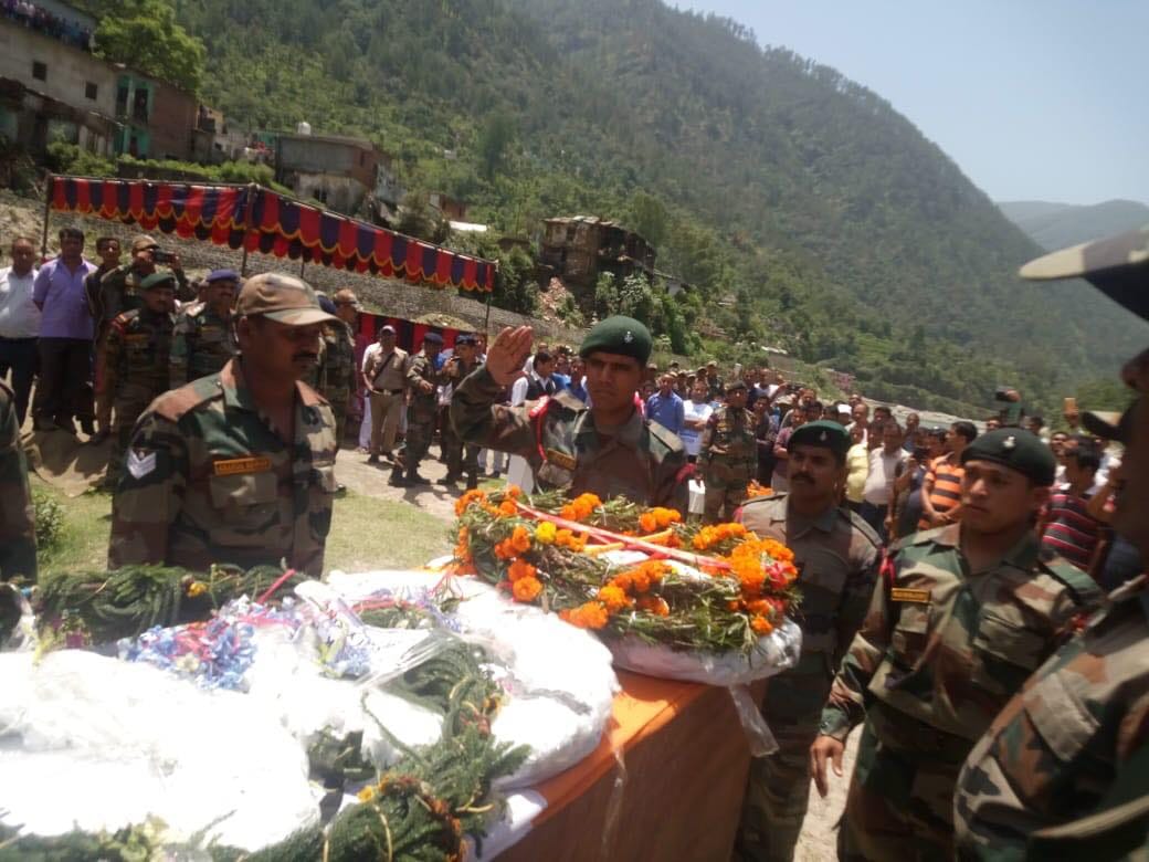 assam rifle martyr fateh singh funeral