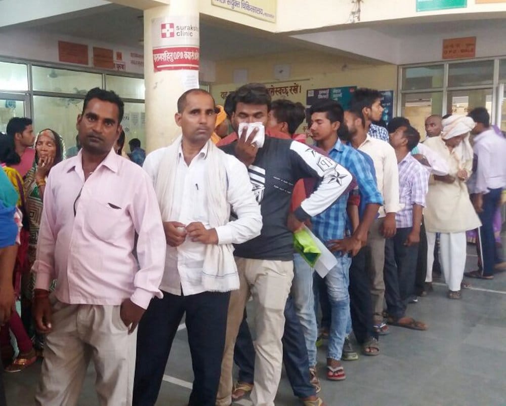 Fever due to heat causes patients of vomiting and diarrhea.