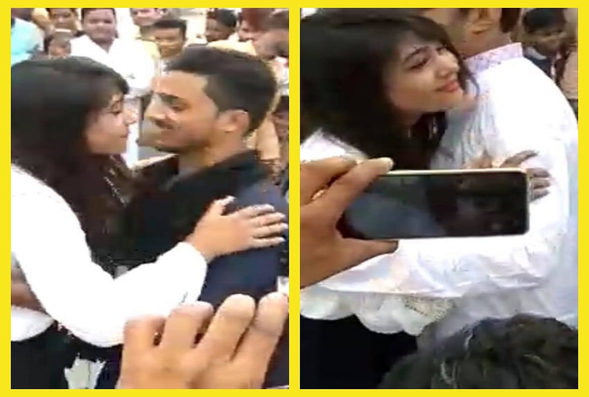 moradabad girl who hug boys on eid doing press confrence and said mother is in dipression