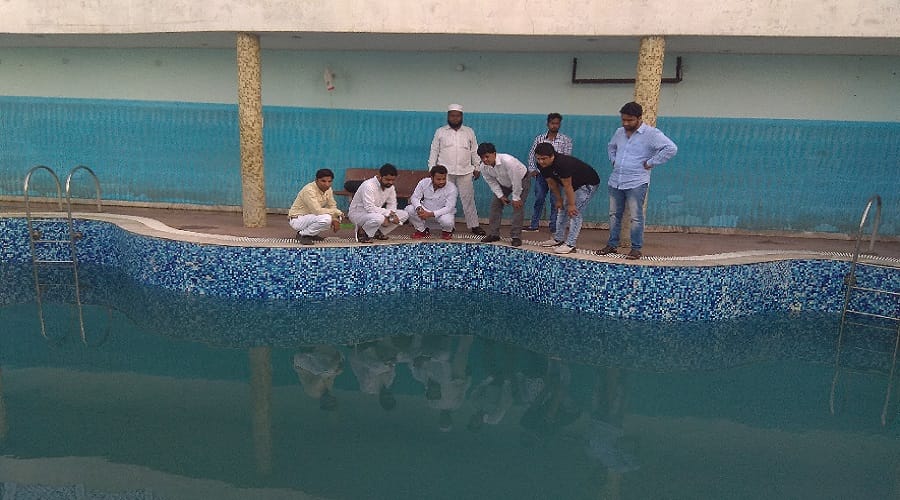 Teenage death by drowning in swimming pool at meerut