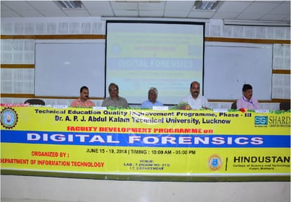 Hindustan college organized Digital forensics workshop