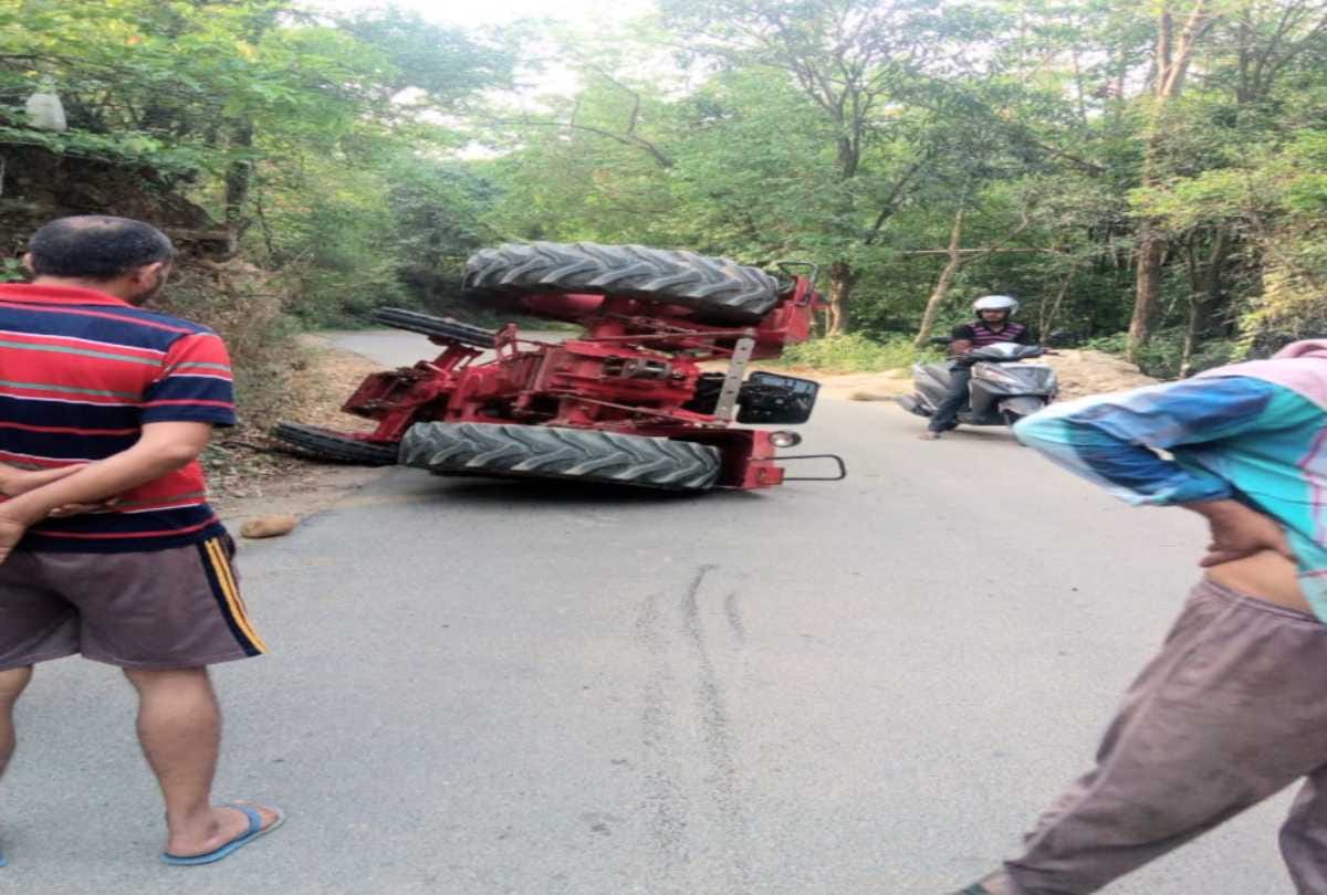 driver in tractor accident at hamirpur himachal
