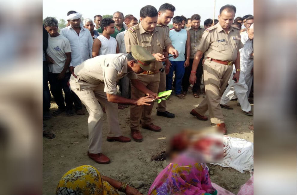 three cousins shot dead in mathura