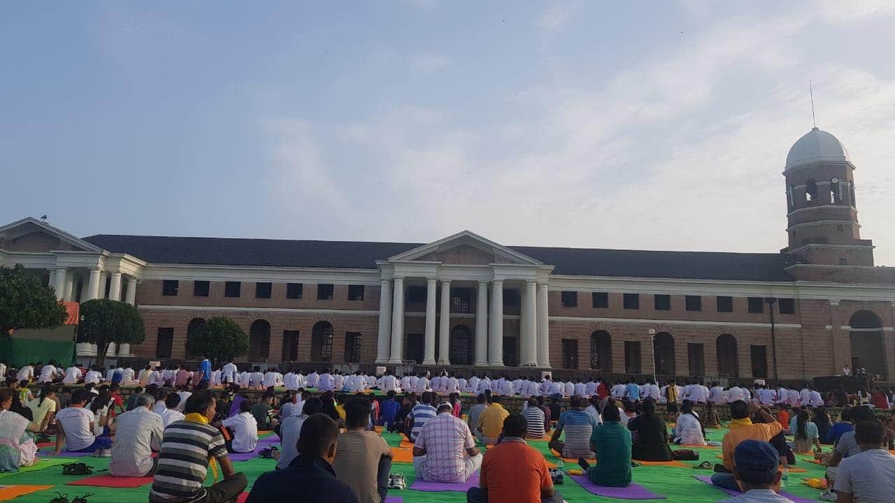 Snake bite a yoga student in pm modi program on international yoga day 2018