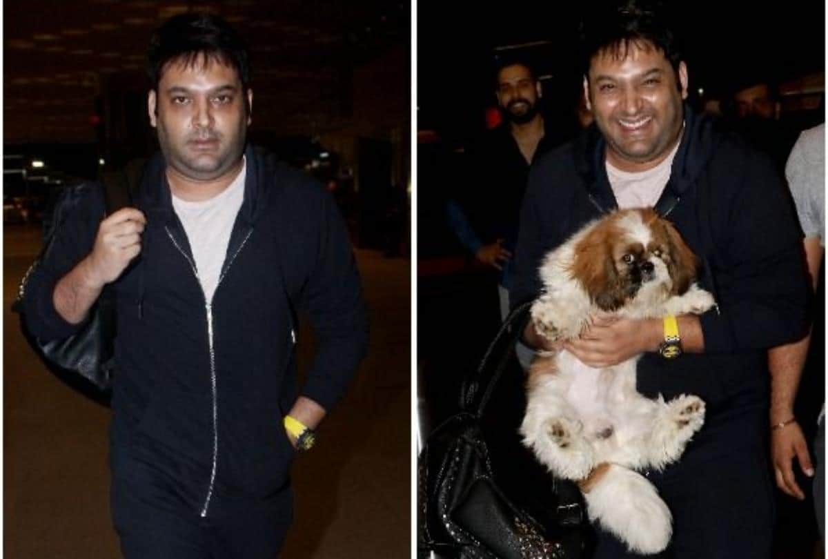 kapil sharma spotted at mumbai airport look at the photos
