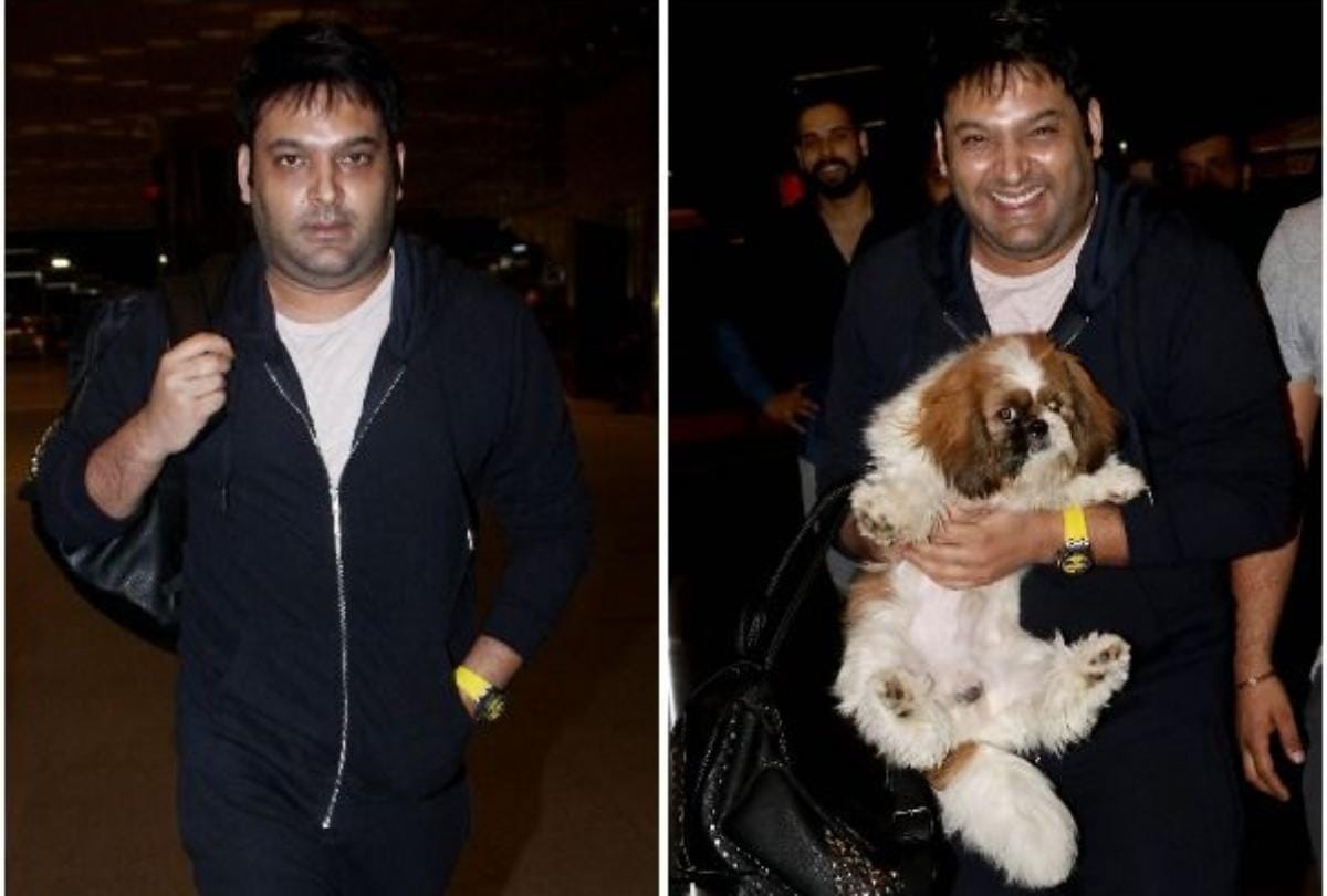 kapil sharma spotted at mumbai airport look at the photos