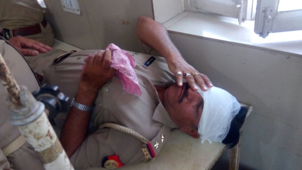 three policemen and three home guards injured due to bullet injuries