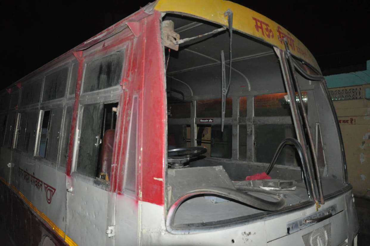 Demolition of buses on missing vehicles