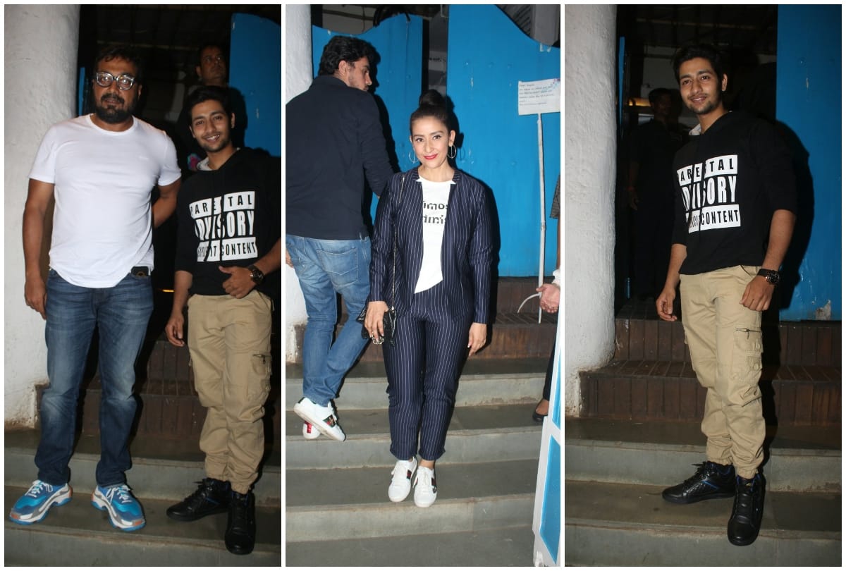 Kiara Advani Karan Johar Neha Dhupia along with Angad Bedi spotted Lust stories sucess party
