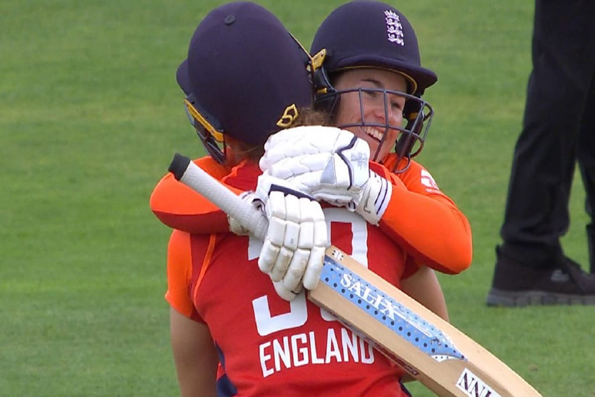 England Women cricket team beat India Women in first T20I by 18 runs at Northampton