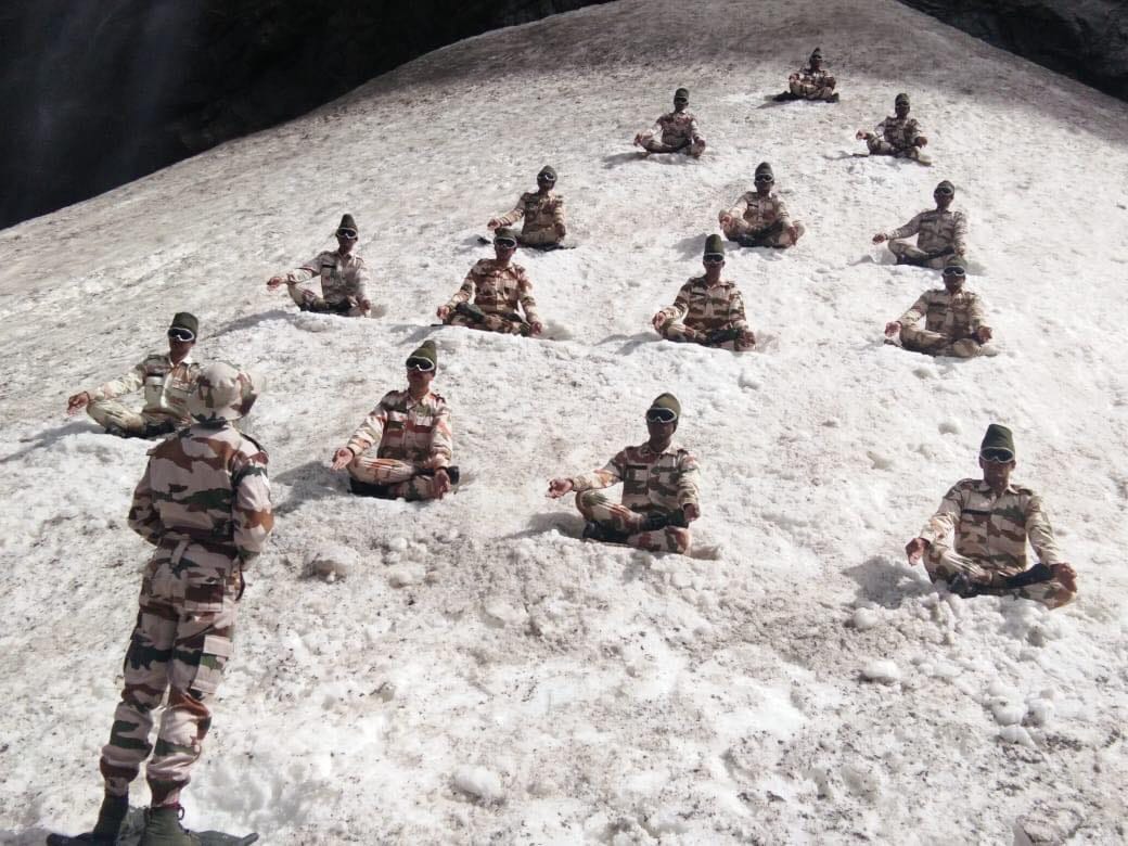 itbp commando training in minus 15 degree temperature