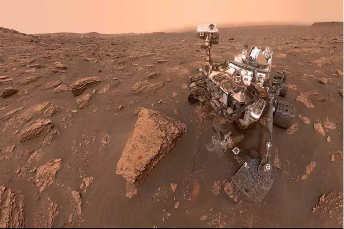 NASA Curiosity Rover Captured Martian Duststorm