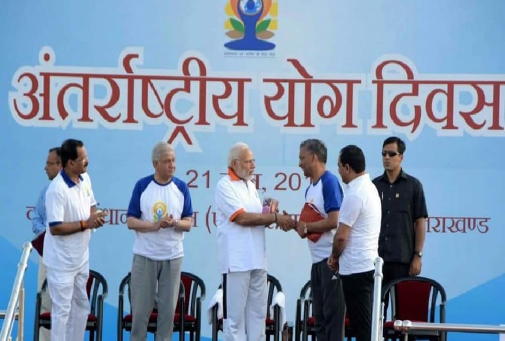 pm modi and uttarakhand cm chemistry is in discussion now